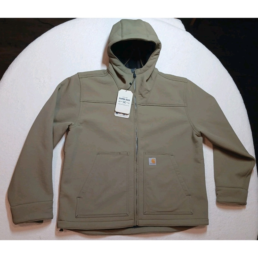 Carhartt Men's L Regular OJ5001-M Super Dux Relaxed Fit Sherpa-Lined Active Jac